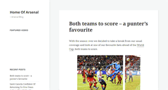 Desktop Screenshot of homeofarsenal.com